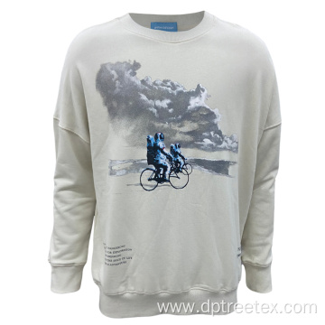 Custom Men's Drop Shoulder Oversized Crewneck Sweatshirt